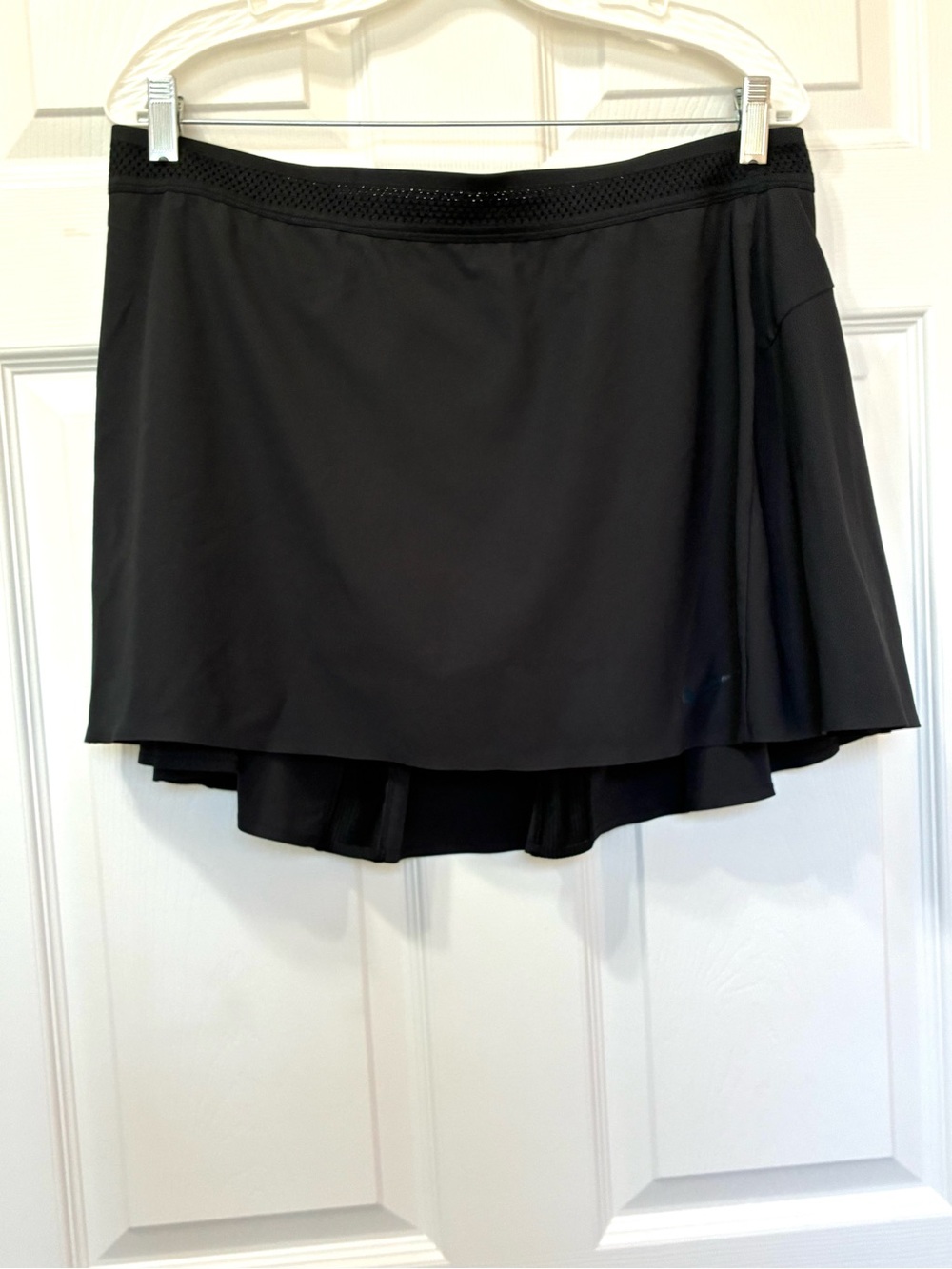 Nike Dri Fit Flex Skort Womens XL Pleated Back Pull On Logo Sporty Pickleball